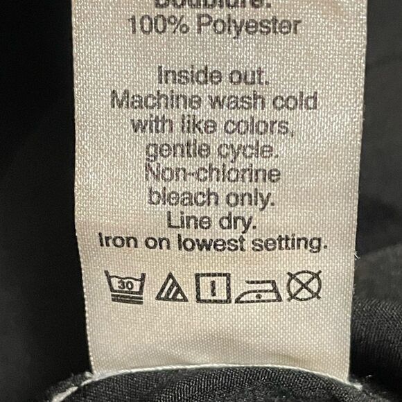 J. Crew Black Cocktail Dress w/Eyelet Designs Sheer Short Sleeves (Size; 00) - Picture 8 of 12